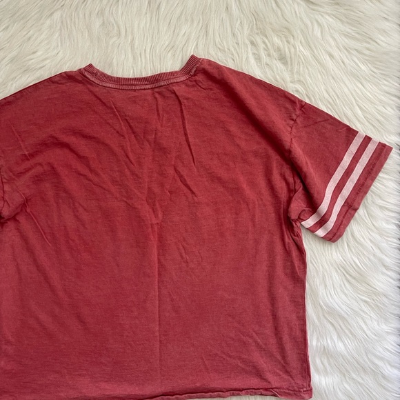 American Eagle Woodstock Football oversized cropped shirt Medium - Picture 7 of 9
